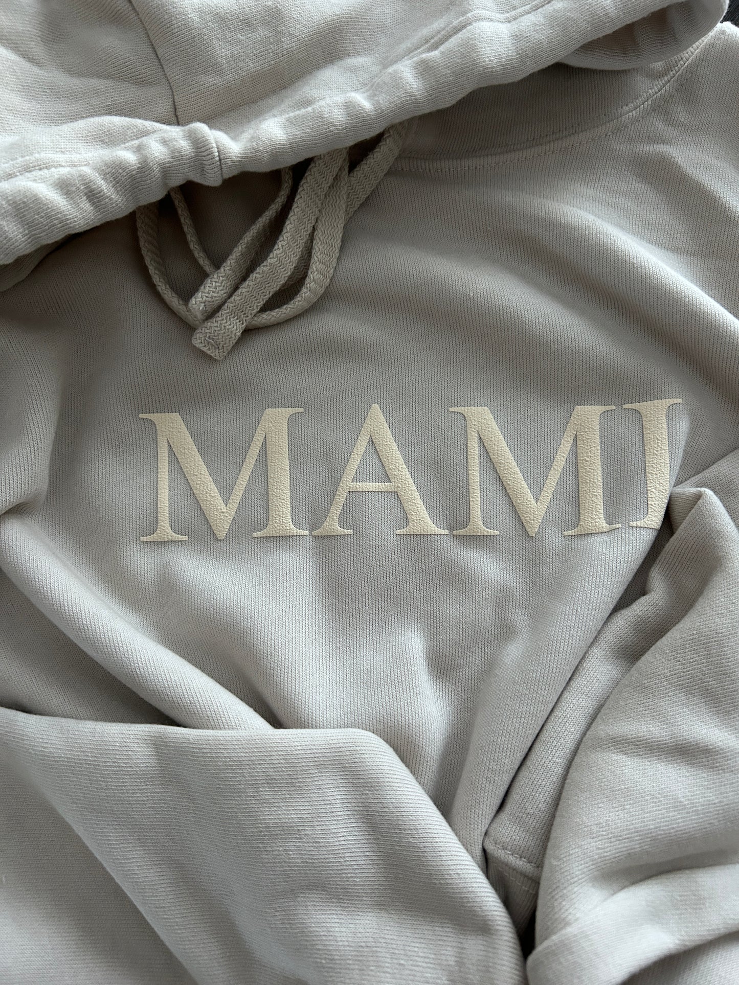 Cropped Hoodie | White Sand