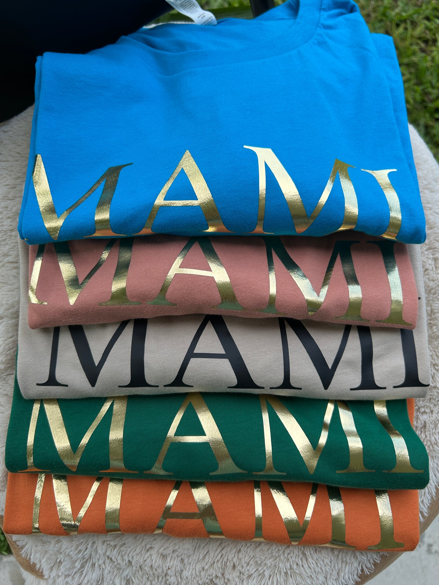 MAMI Tee | Ocean | Crew Neck
