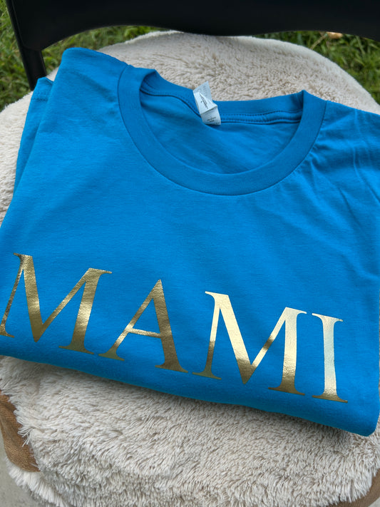 MAMI Tee | Ocean | Crew Neck