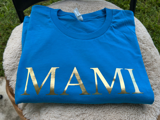 MAMI Tee | Ocean | Crew Neck