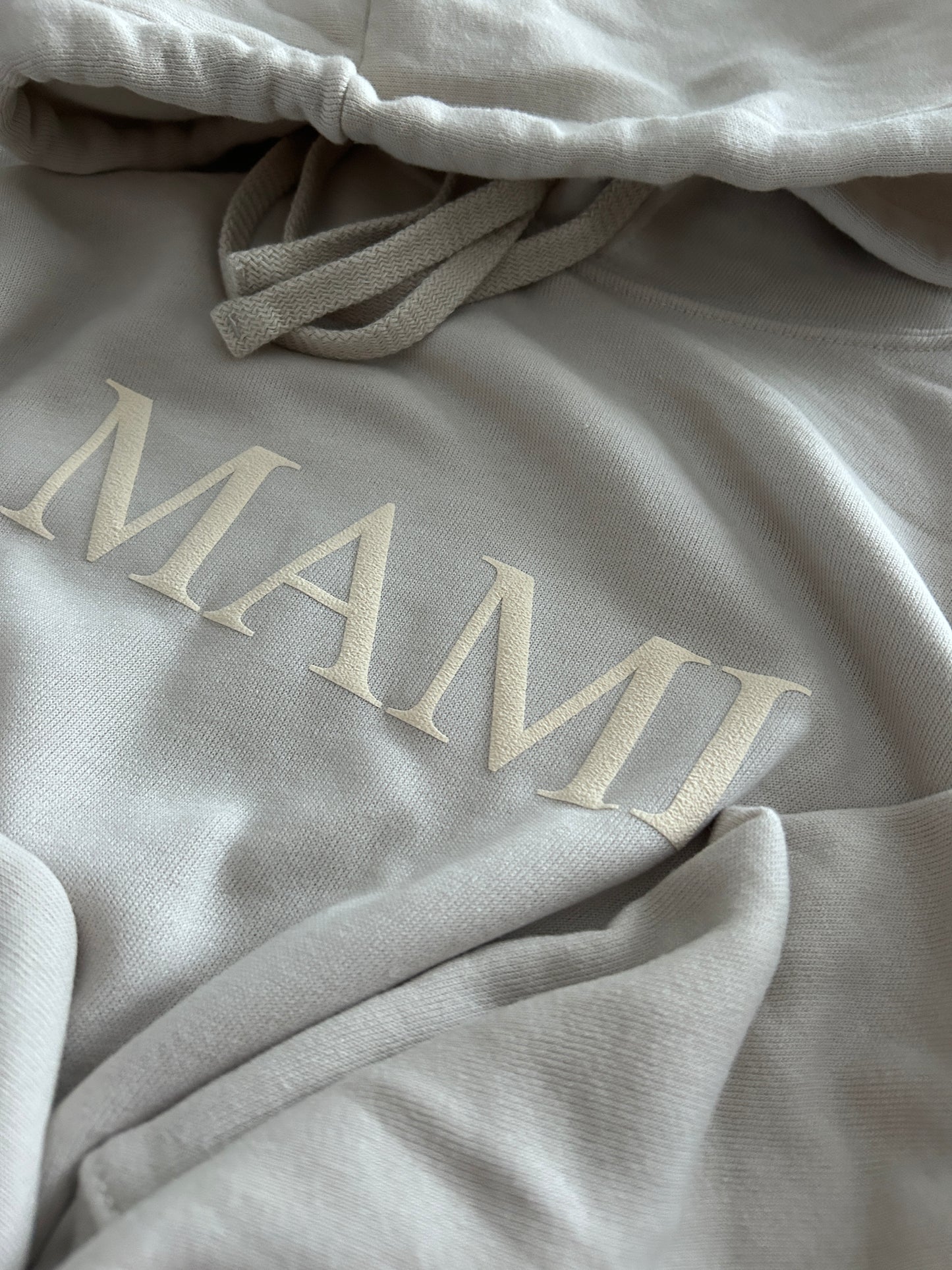 Cropped Hoodie | White Sand
