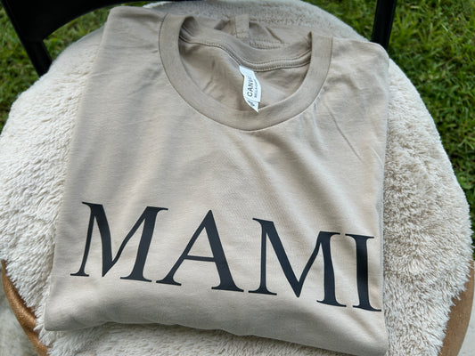 MAMI Tee | Sand Dune | Crew Neck