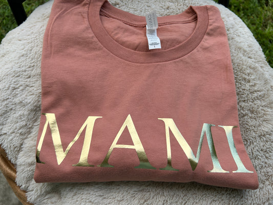 MAMI Tee | Terracotta | Crew Neck