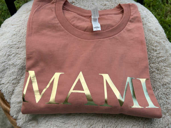 MAMI Tee | Terracotta | Crew Neck – The MAMI Shoppe