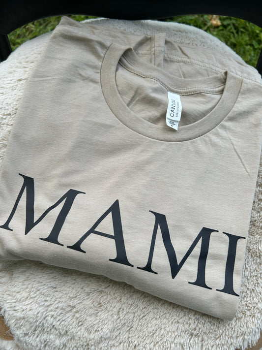 MAMI Tee | Sand Dune | Crew Neck