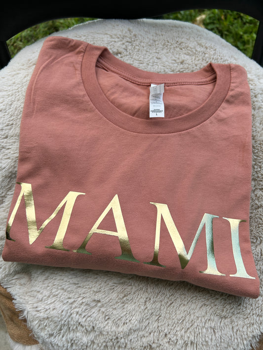 MAMI Tee | Terracotta | Crew Neck